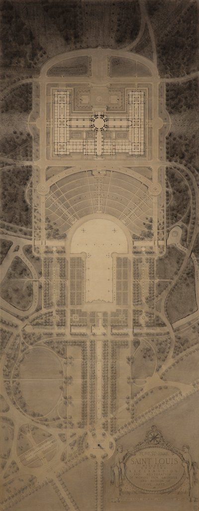 Forest Park, Saint Louis, Missouri: Näytetään maailmannäyttelyalueen ja taidemuseon talteenotto ja restaurointi tekijältä Cass Gilbert