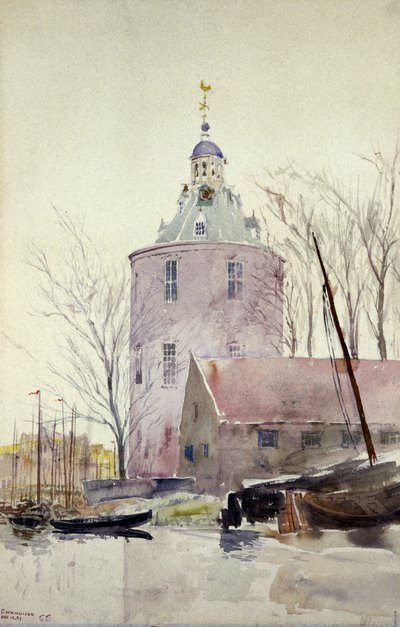 Torni Enkhuisenissa, Hollannissa, 1897. tekijältä Cass Gilbert