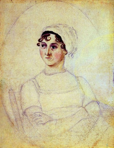 Jane Austen (1810) restauroitu  remasteroitu Amano1:n toimesta. tekijältä Cassandra Austen