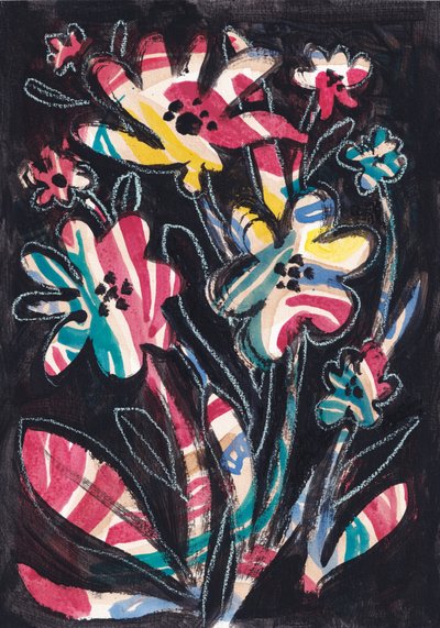 Värikkäät raidalliset kukat tekijältä Catalina Somolinos