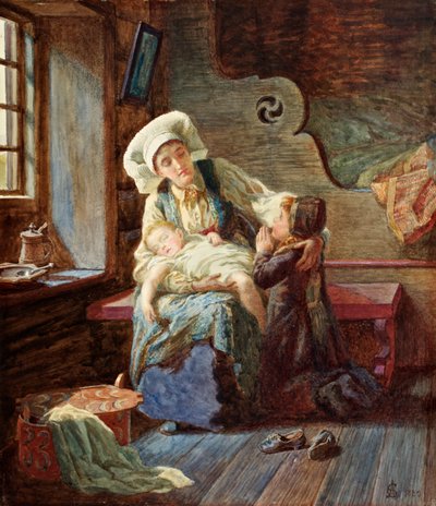 Ilta norjalaisessa kodissa, 1882 tekijältä Catharine Adelaide Sparkes
