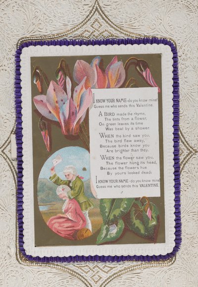 Ystävänpäivä, 1874. tekijältä Catherine Greenaway