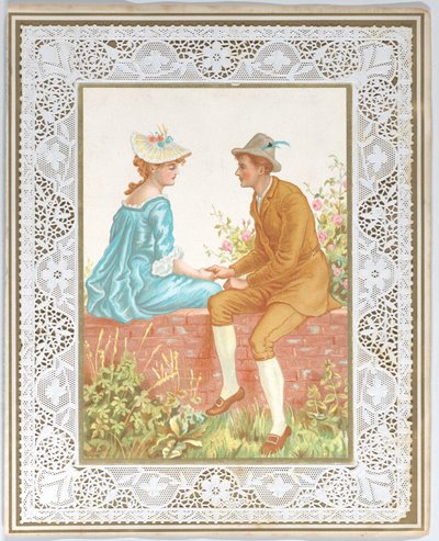 Ystävänpäivä, 1876. tekijältä Catherine Greenaway