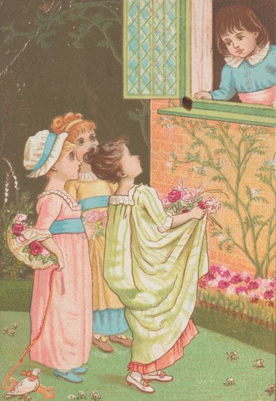 Ystävänpäivä, 1883. tekijältä Catherine Greenaway