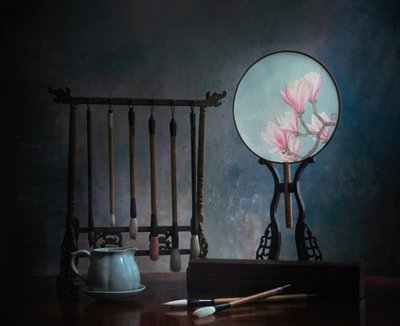 Kiinalainen magnolia-asetelma tekijältä Catherine Wang