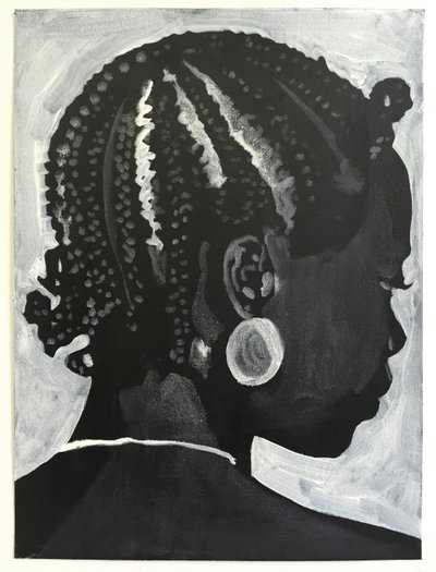 Belladonna: Koroba, 2014 (öljy ja akryyli paperille) tekijältä Cathy Lomax
