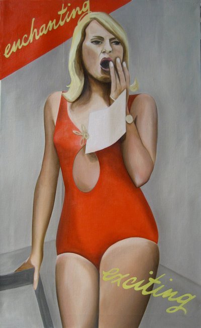 Lumoava, jännittävä, 2007 (öljy pellavalle) tekijältä Cathy Lomax