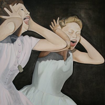 Shang-a-lang, 2003 (öljy pellavalle) tekijältä Cathy Lomax