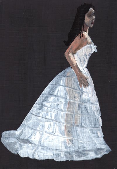 Susannah, 2011 (öljy paperille) tekijältä Cathy Lomax