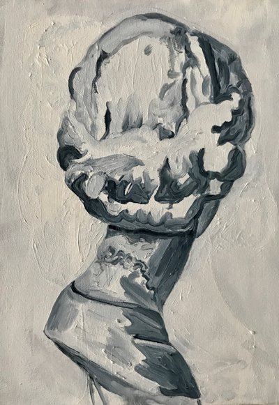 The Merry Maidens: Harper, 2017 (öljy pellavalle) tekijältä Cathy Lomax