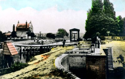 Teddington Lock, Richmond, Lontoo, 1926. tekijältä Cavenders Ltd