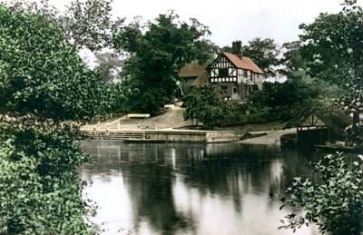 Dee-joki Chesterissä, Cheshiressä, 1926. tekijältä Cavenders Ltd