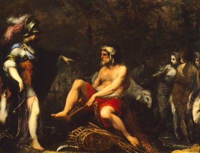 Erminia unter den Hirten von Cecco  Bravo