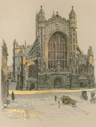 Bath Abbey tekijältä Cecil Charles Windsor Aldin