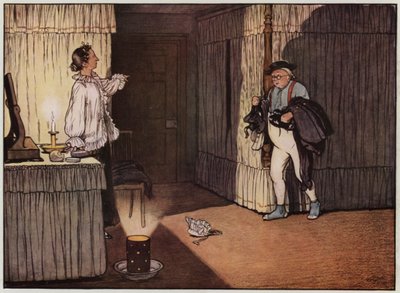 Cecil Aldinin kuvitus The Pickwick Papersille (värilitho) tekijältä Cecil Charles Windsor Aldin