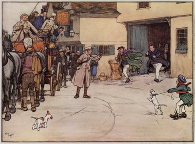 Cecil Aldinin kuvitus Pickwick Papersille tekijältä Cecil Charles Windsor Aldin