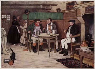 Cecil Aldinin kuvitus Pickwick Papersille tekijältä Cecil Charles Windsor Aldin