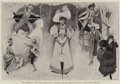 Päällikkö, F C Burnardin ja Sir Arthur Sullivanin uusi koominen ooppera Savoy-teatterissa tekijältä Cecil Charles Windsor Aldin