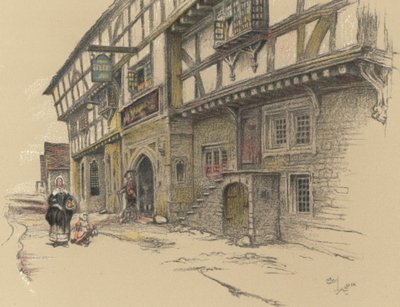 George Inn, Norton St Philip tekijältä Cecil Charles Windsor Aldin