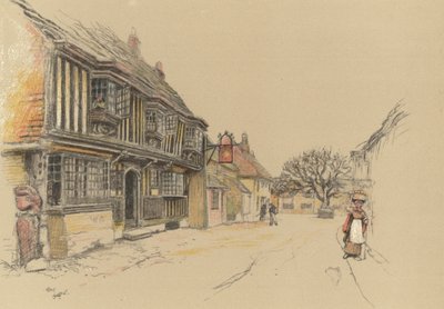 Star Inn, Alfriston tekijältä Cecil Charles Windsor Aldin