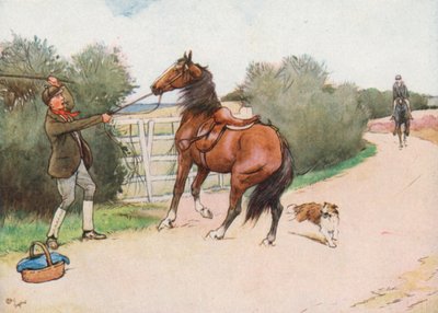 Sitten Poika nousi pois ja antoi hänelle Hard Thrashingin tekijältä Cecil Charles Windsor Aldin