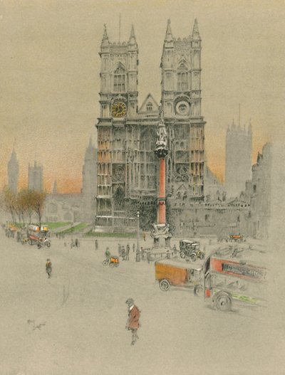 Westminster Abbey tekijältä Cecil Charles Windsor Aldin
