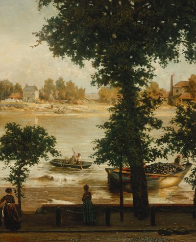Kesäilta Cheyne Walkissa, 1870-71 tekijältä Cecil Gordon Lawson