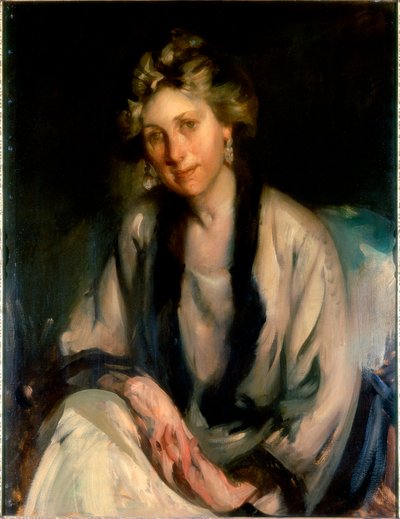 Naisen muotokuva (öljy kankaalle) tekijältä Cecil William Rae