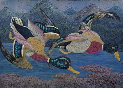 Ankat (öljy kankaalle) tekijältä Cedric Morris