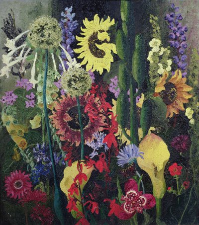 Puutarhamaisema nro 2 tekijältä Cedric Morris