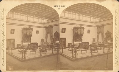 Herts & Co:n huonekalunäyttely - Päärakennus (m/v kuva) tekijältä Centennial Photographic Co.