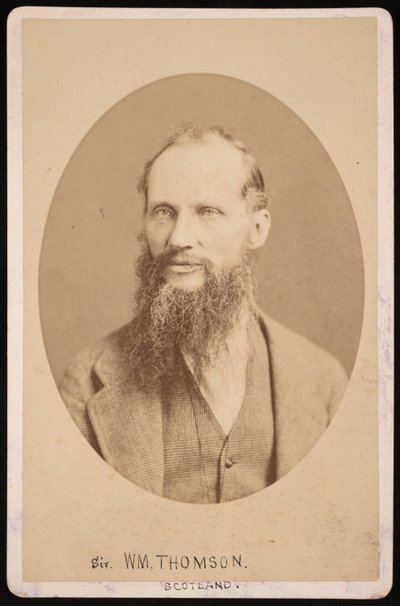 Muotokuva Sir William Thomsonista, 1. Baron Kelvin 1824-1907, 1876. tekijältä Centennial Photographic Company