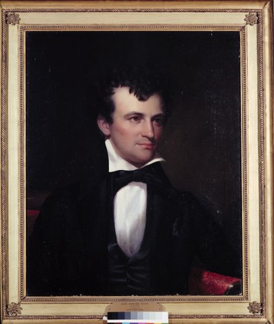 John Howard Payne öljy kankaalle tekijältä Cephas Giovanni Thompson