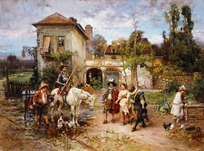 Don Quijote, tekijältä Cesare Auguste Detti