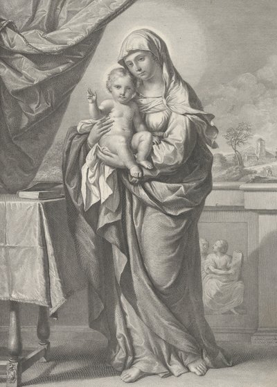 Neitsyt ja lapsi, 1800-luku tekijältä Cesare Ferreri