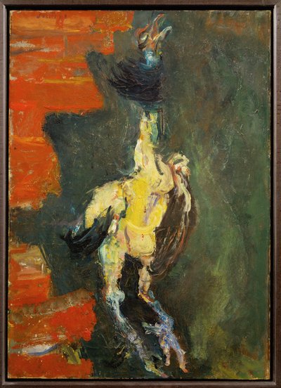Kana roikkumassa tiiliseinän edessä, noin 1924 (maalaus kankaalle). tekijältä Chaim Soutine
