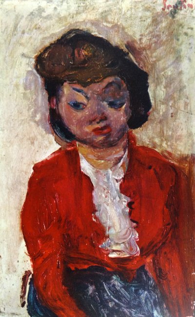Englantilainen nainen 1922, kirjoittanut Chaïm Soutine (1893-1943). tekijältä Chaim Soutine