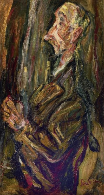 HOMBRE EN ORACION – SIGLO XX – EXPRESIONISMO FRANCES tekijältä Chaim Soutine