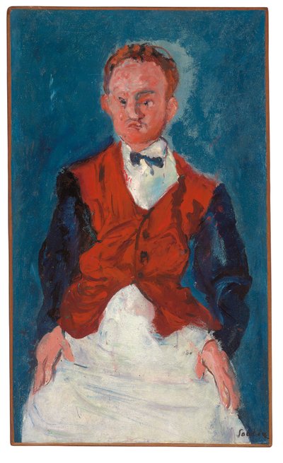 Hotellipoika, n. 1927 tekijältä Chaim Soutine