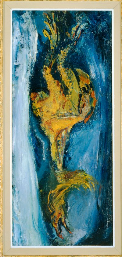 Le coq - kukko ... (maalaus kankaalle) tekijältä Chaim Soutine