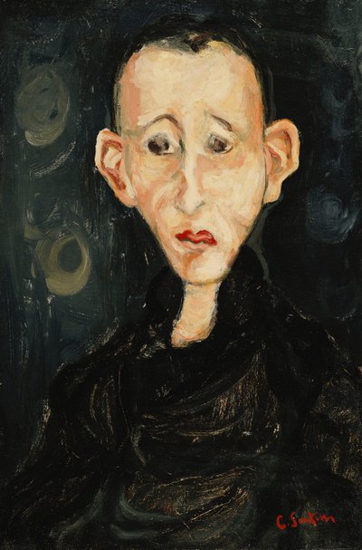 Nuori mies pimeässä; Le Garcon en Noir, 1924 tekijältä Chaim Soutine