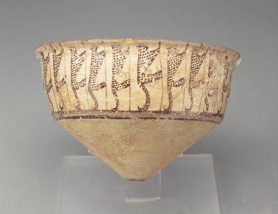 Kartiomainen kulho leopardikuviolla, 3500-3000 eKr. (buffet keramiikka) tekijältä Chalcolithic