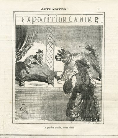 Il·lustració de Cham (1819-1879) a The Charivarifinnish tekijältä Amédée de Noé