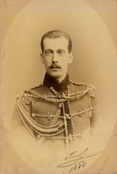 Venäjän suurherttua Paul Aleksandrovitšin (1860-1919) muotokuva tekijältä Charles Bergamasco