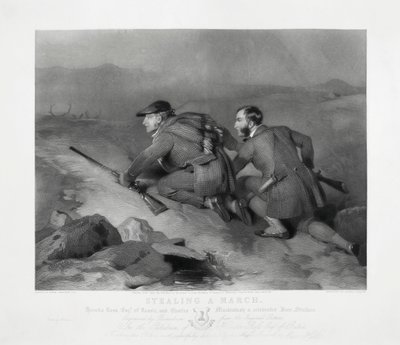 Varastaa maaliskuuta, kaivertanut Edward Burton tekijältä Charles (after) Landseer