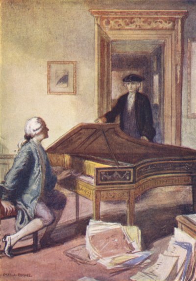 Mozart ja salaperäinen muukalainen (väri lito) tekijältä Charles A. Buchel