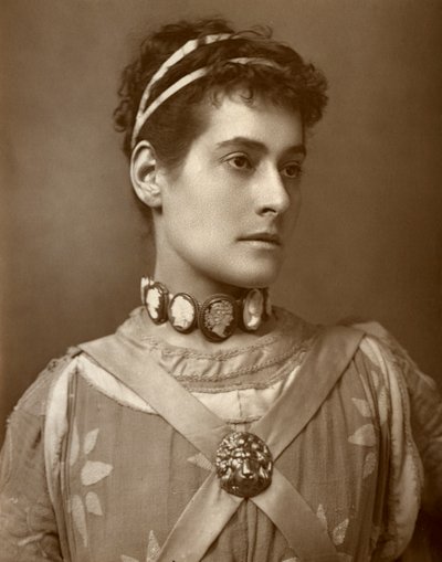 Myra Holme, brittiläinen näyttelijä, 1884 tekijältä Charles A. Long