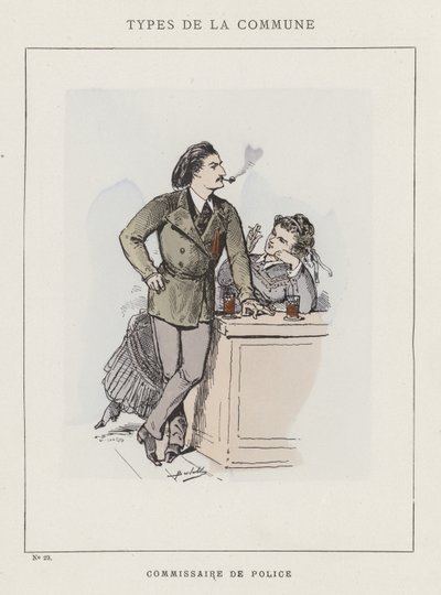 Poliisikomentaja tekijältä Charles Albert d Arnoux Bertall