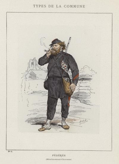 Federes, Menilmontant-Charonne tekijältä Charles Albert d Arnoux Bertall