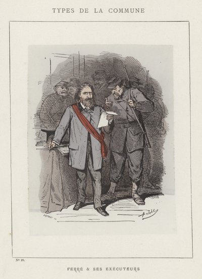 Ferre ja Ses Executeurs tekijältä Charles Albert d Arnoux Bertall